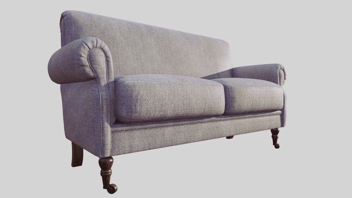 sophia_petite_sofa_low_v2 3D Model