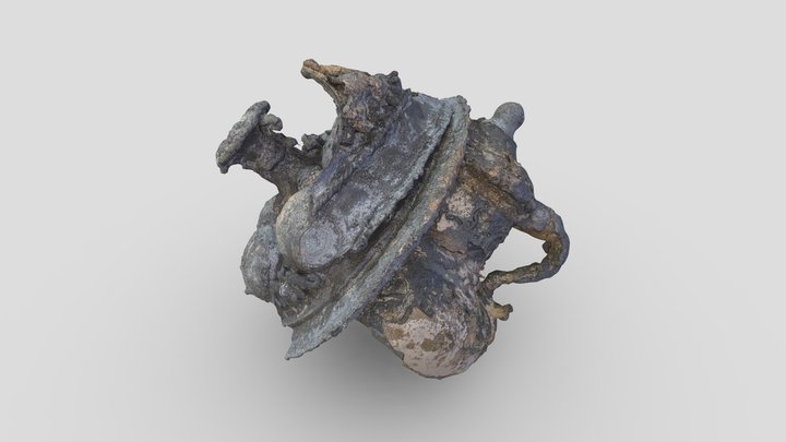 Clustered silver objects (1575-1625) – Modelo 3D gratuito STL