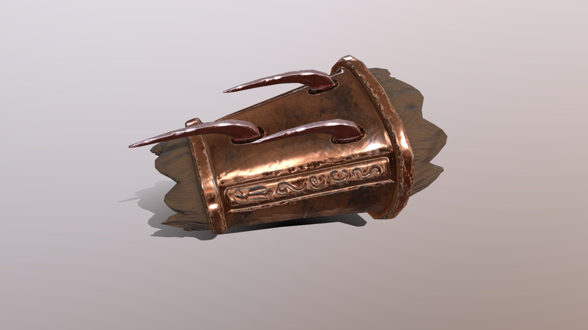 Divine Gold Bracer Buy Royalty Free 3D model by ulenspy [6568db6