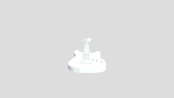 Electric Guitar 3D Model