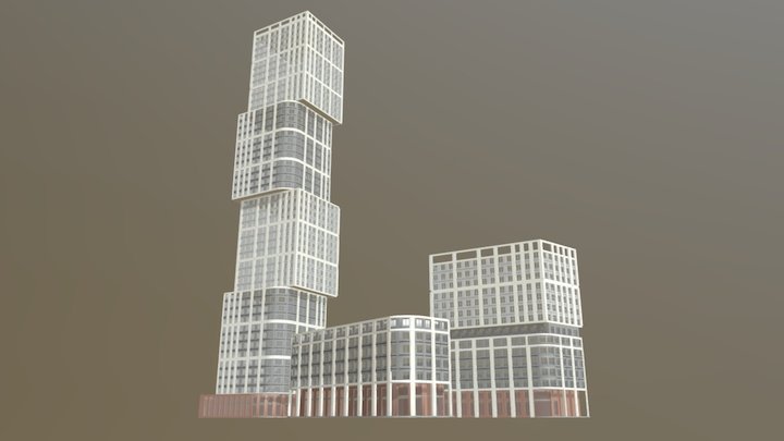 Кубы итог 3D Model