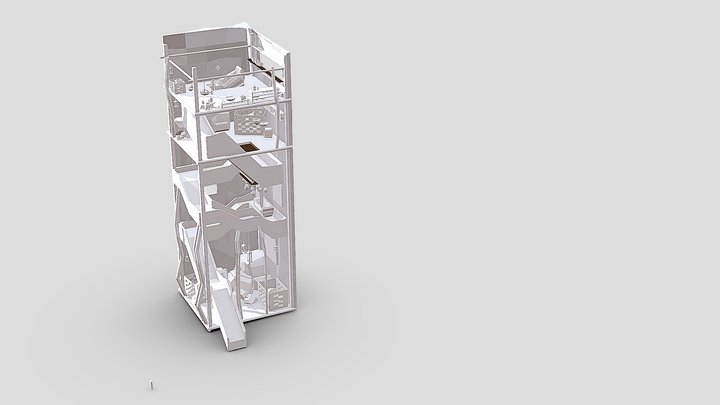 Simvaar zonder kleur 3D Model