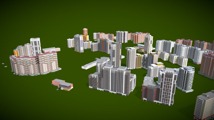 Район "Бескудниково" 3D Model