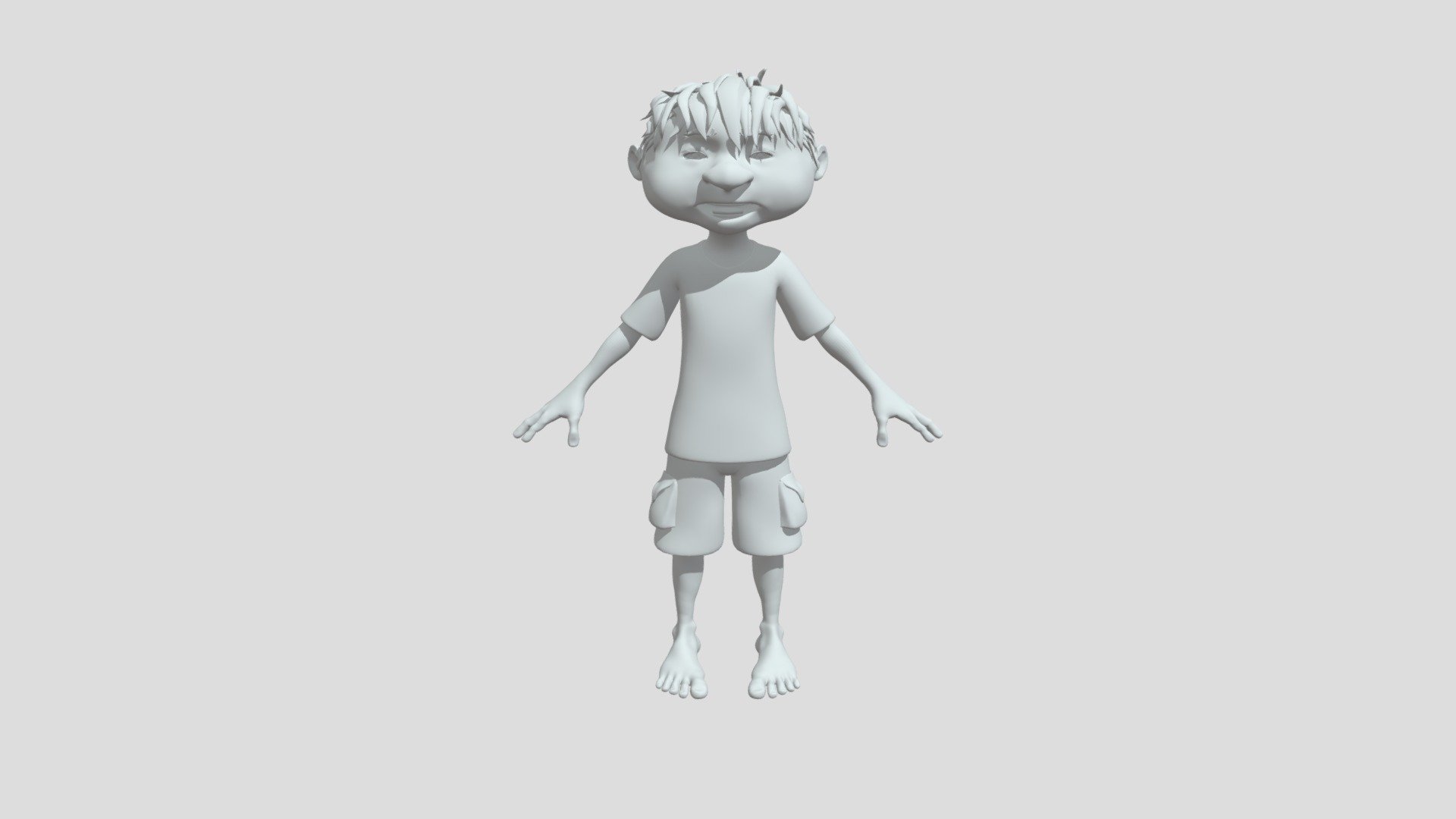 Melon Boy Draft 3D model by TheMason [656bb05] Sketchfab