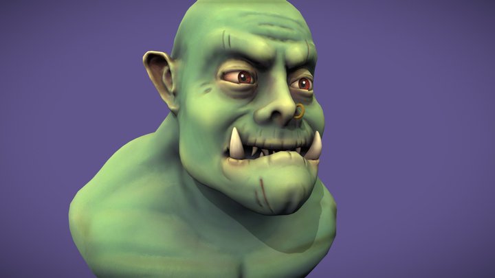 Goovert the orc 3D Model