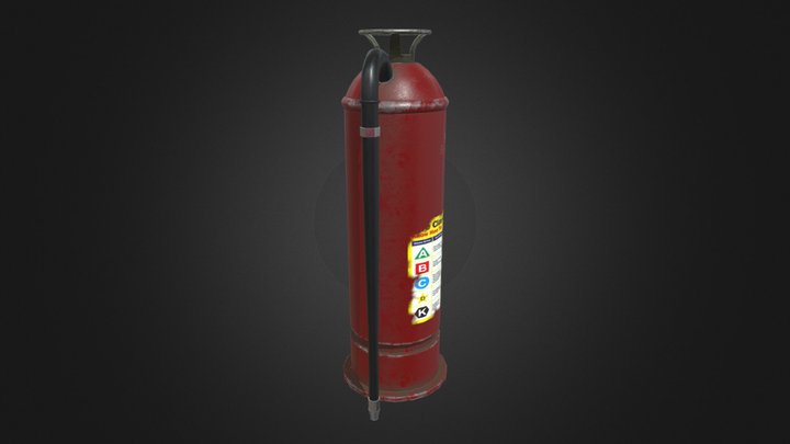 Fire Extinguisher 3D Model