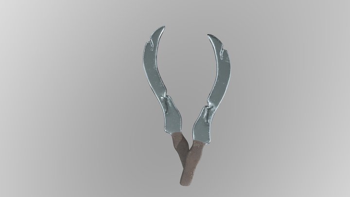 Dual blade 3D Model