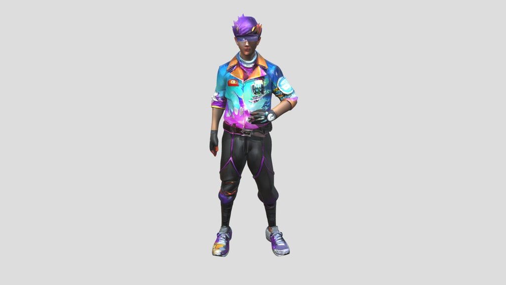 Stylishly dressed person