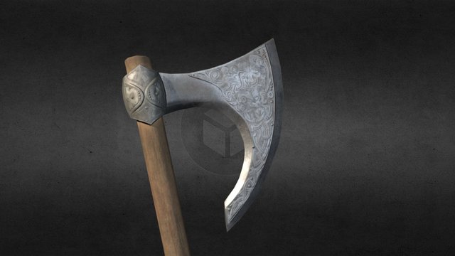 Viking Axe 3D Model