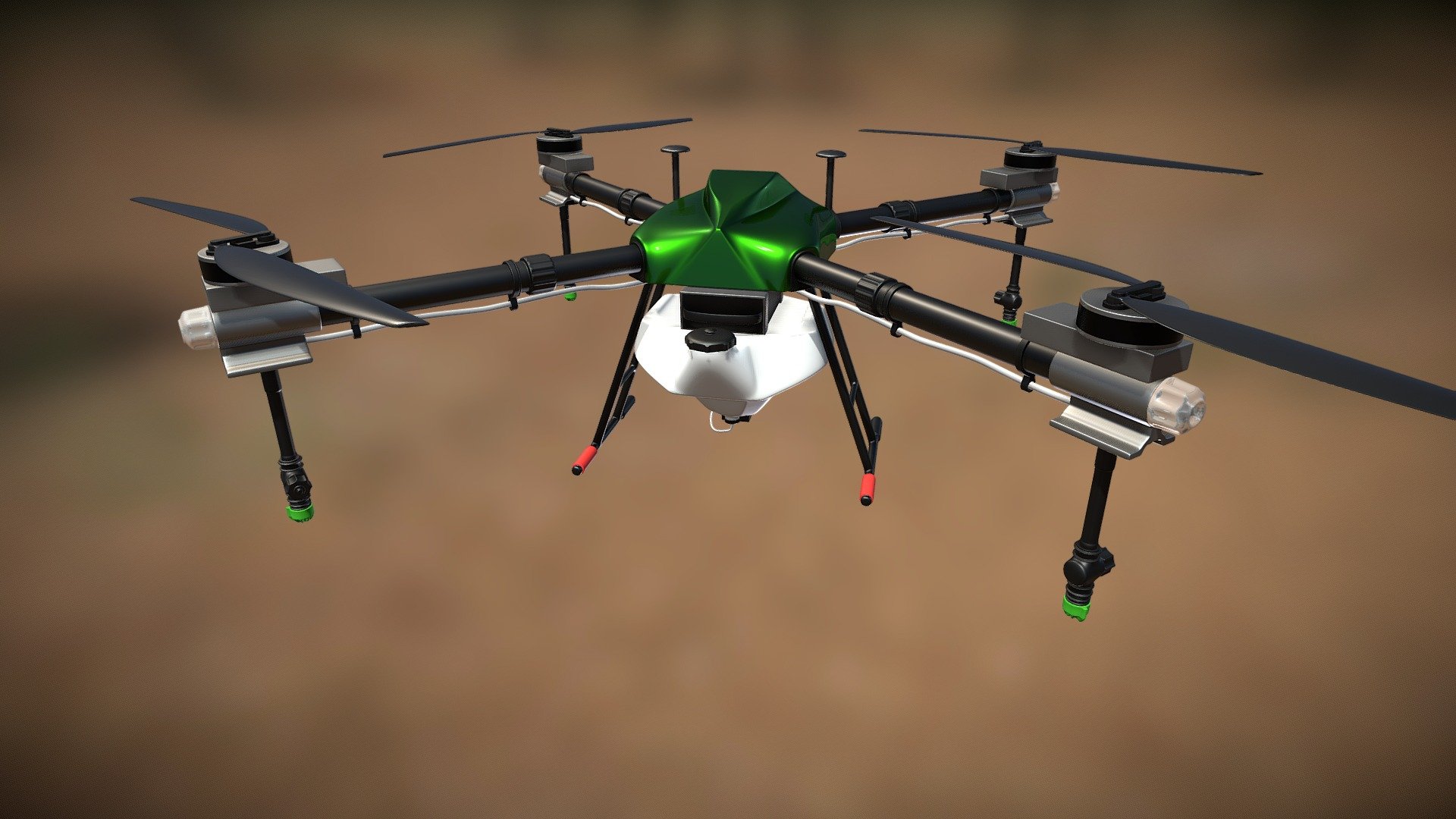 Agriculture Drone 3D Model By Icestylecg 65733dd Sketchfab
