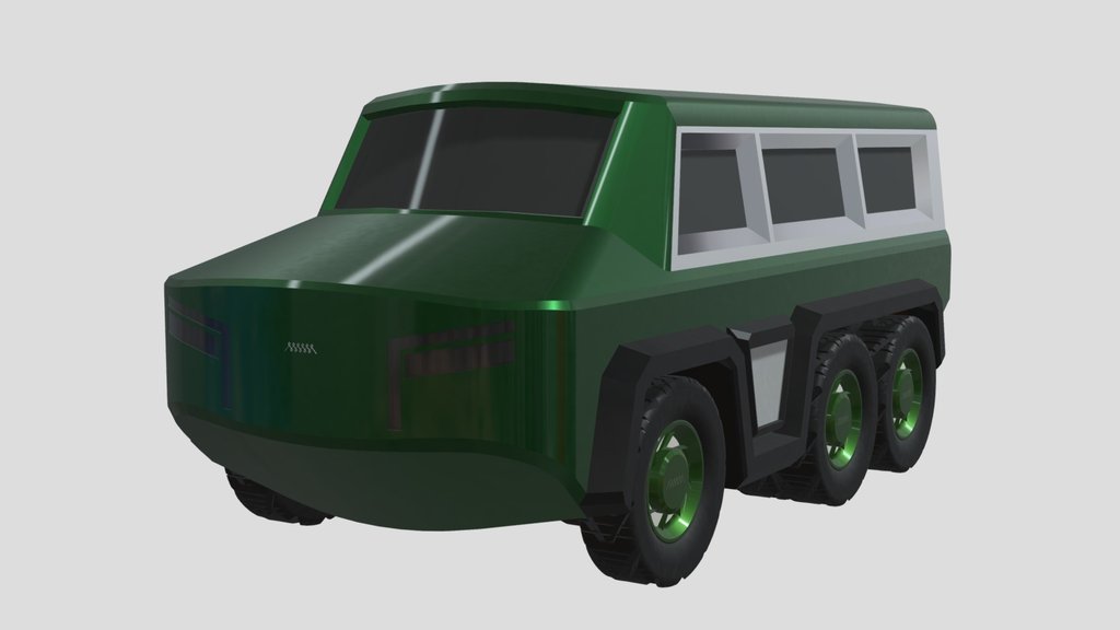 CL1M12 - Off-Road Armored 6x6 Military Transport