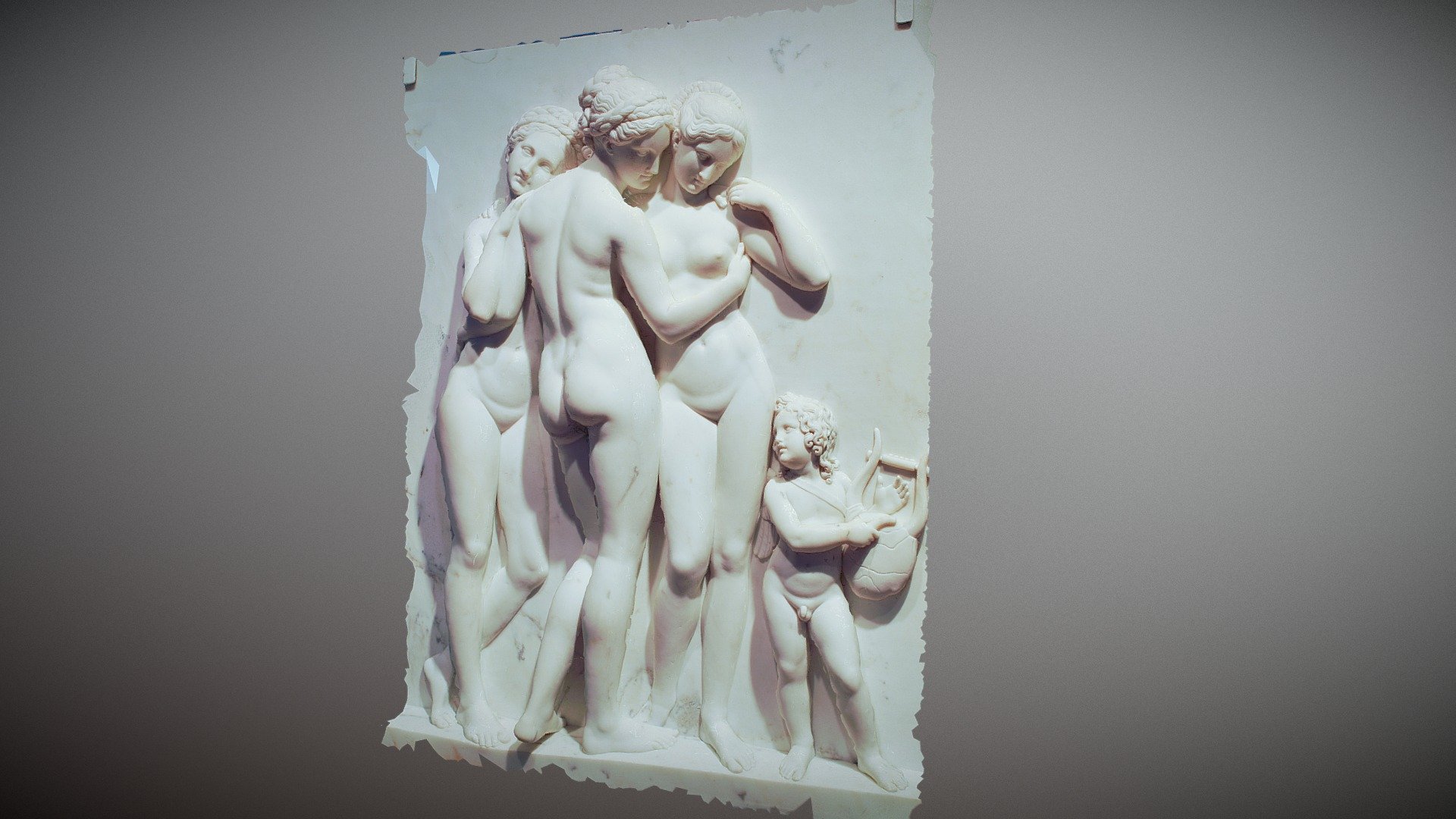The Three Graces listening to Cupid's song