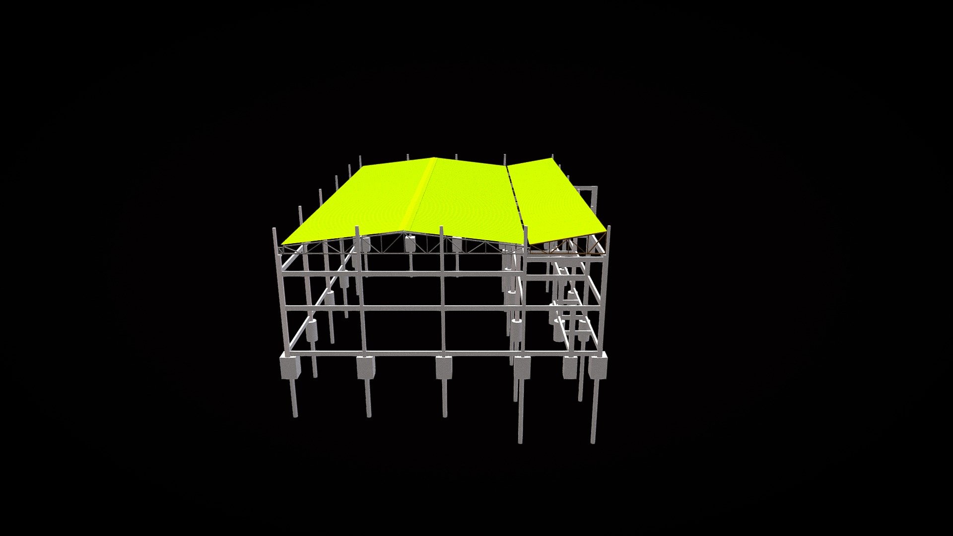 Projeto 3D pré-moldado