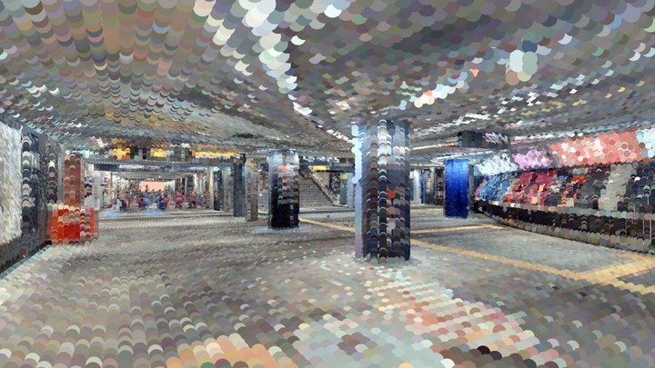 Shibuya Station Underground 3D Model