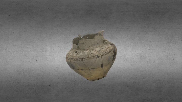 Urnfield pottery 3D Model