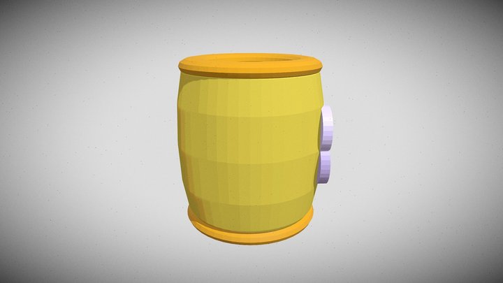 Luz flotante 3D Model