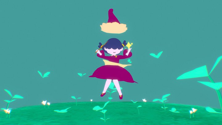 Mei the Witch 3D Model