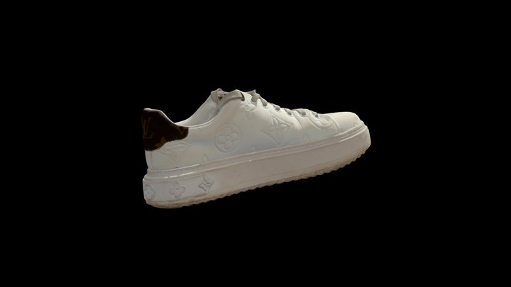 Louis Vuitton Trainer sneaker shoes 3D model