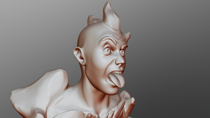 Rocky Guy 3D Model