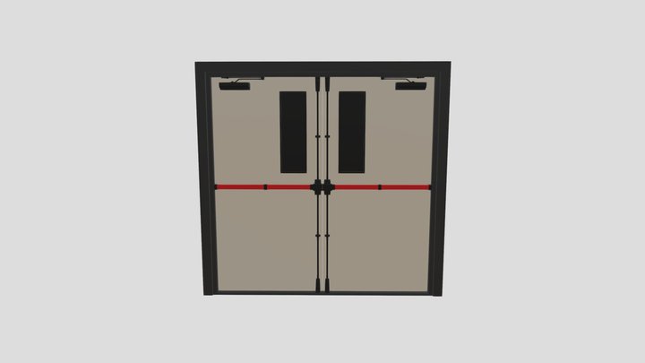 WAREHOUSE DOOR LOW POLY