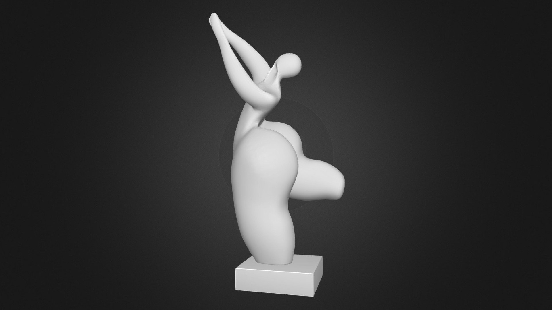 Abstract sculpture M054 - Buy Royalty Free 3D model by gzibon [6579270 ...