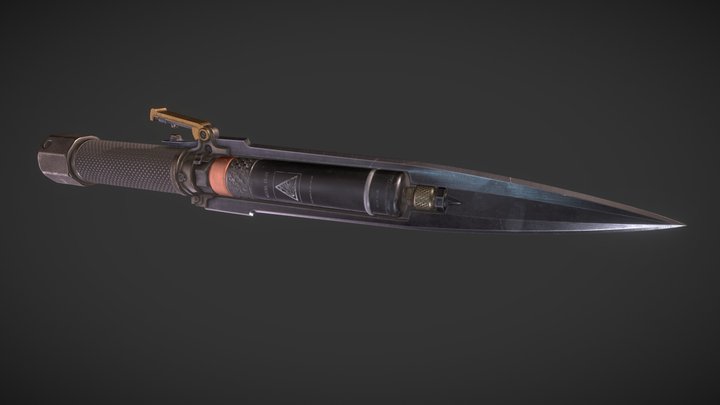 Frag Knife 3D Model