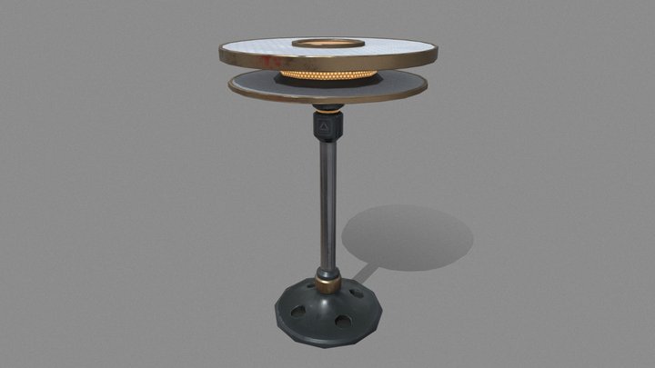 Bar Table Higher 3D Model