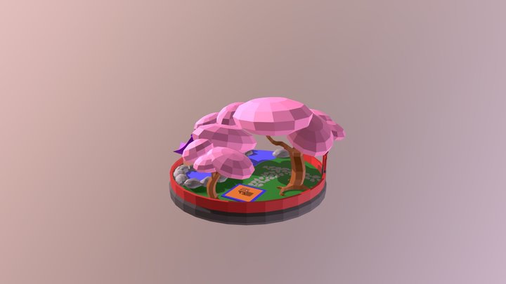 Tiny Island 3D Model