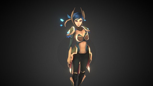 Magician Prototype character 3D Model