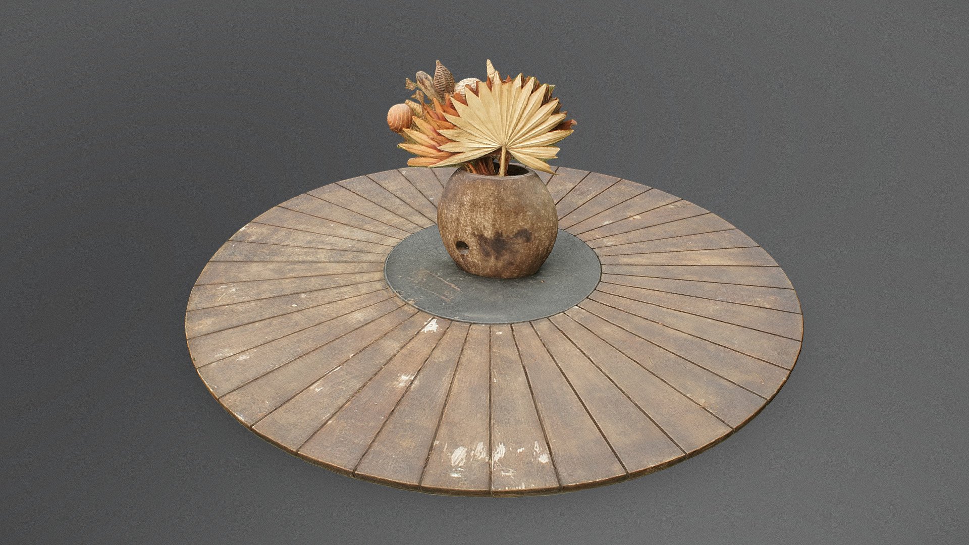 Garden table scene