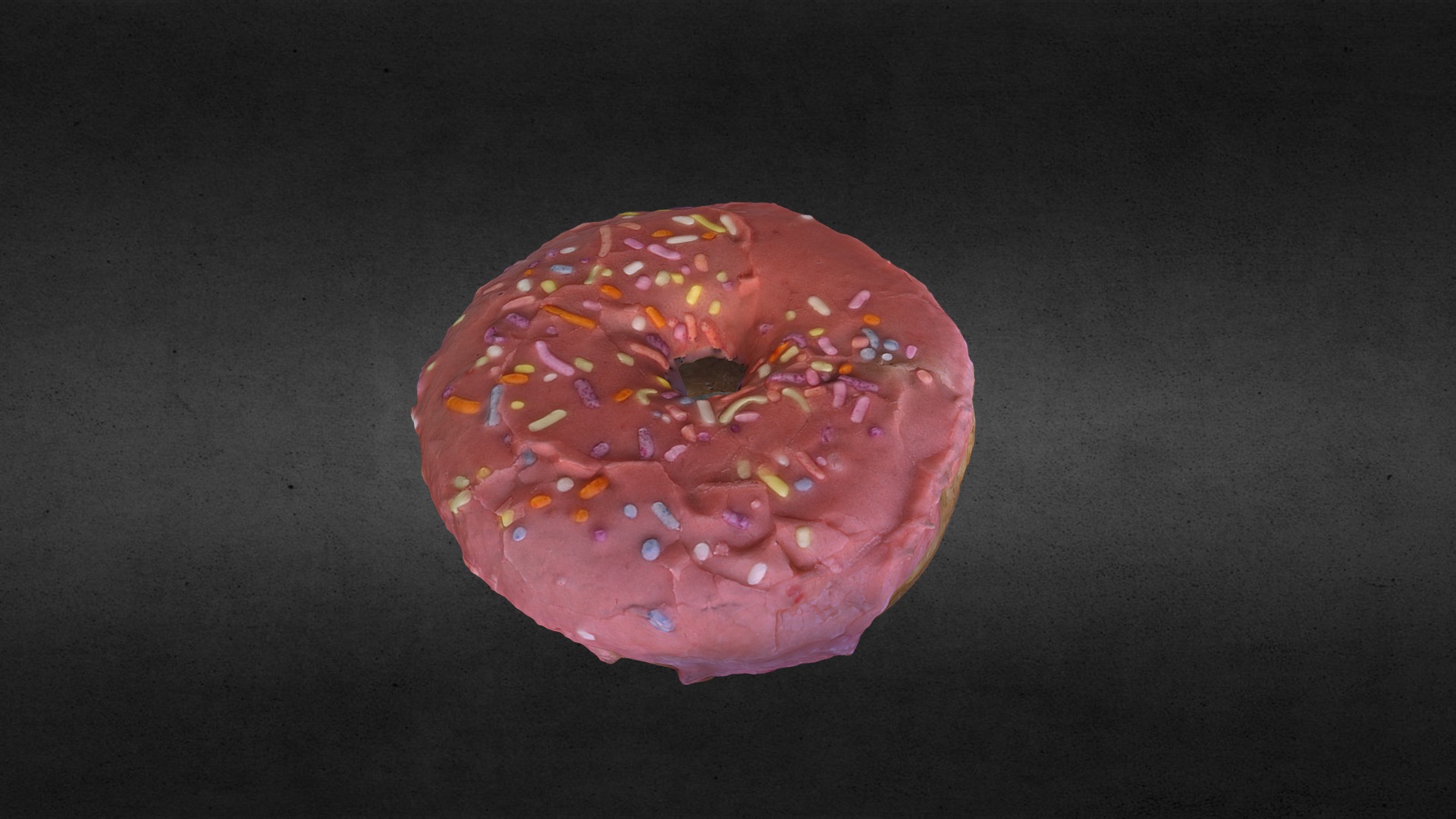 3D model Homer donut - This is a 3D model of the Homer donut. The 3D model is about a donut with sprinkles on it.