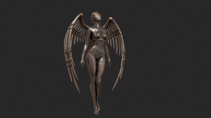 Winged Ascent 3D Model