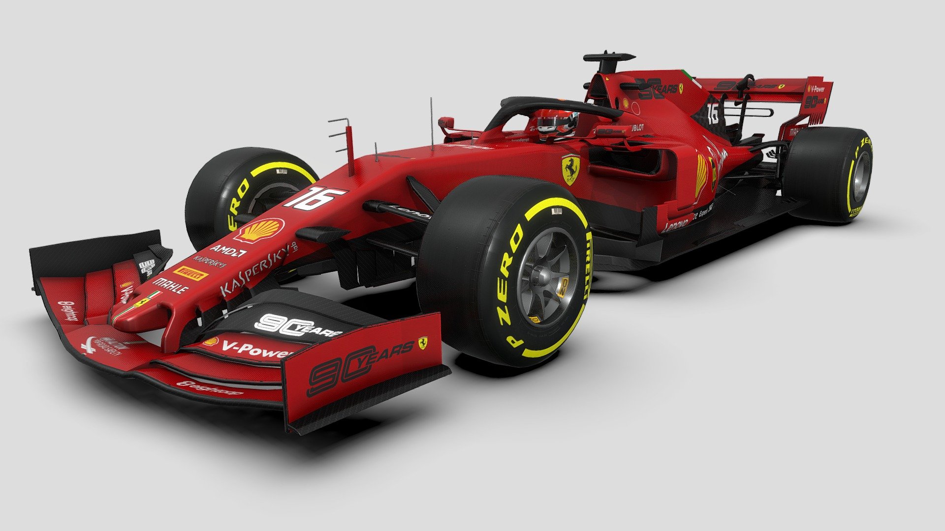 F1_Ferrari_SF90_2019 - 3D model by Elkandar [657b644] - Sketchfab