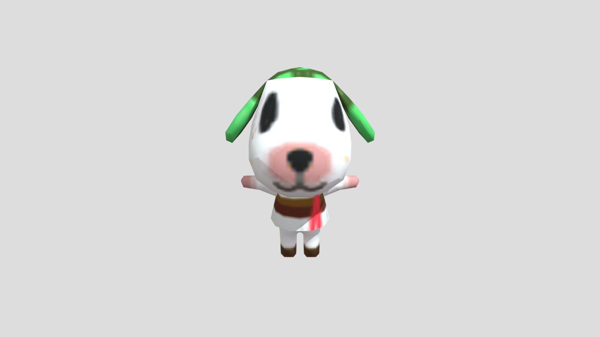 El Chavo as an acnh villager - Download Free 3D model by ...