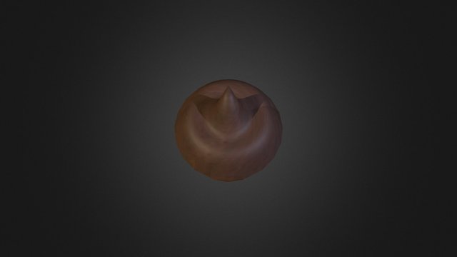Oak Nut 3D Model