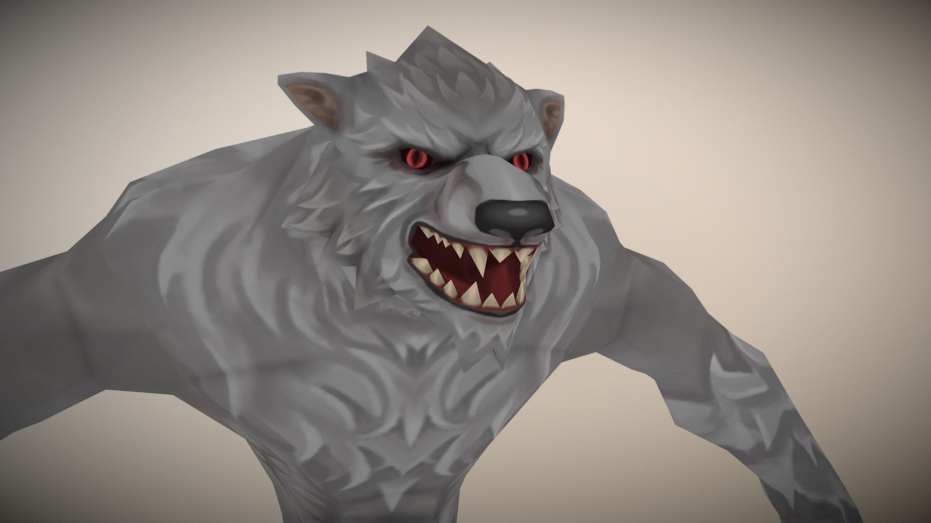 WereWolf - Buy Royalty Free 3D model by tonmai3D (@tonmai3DD) [657cdb3 ...