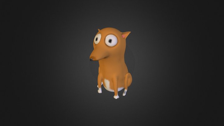 Silly Dog 3D Model