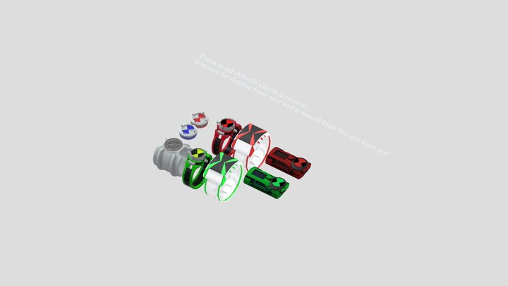 Ben 10 Watches (Most) 3D Model