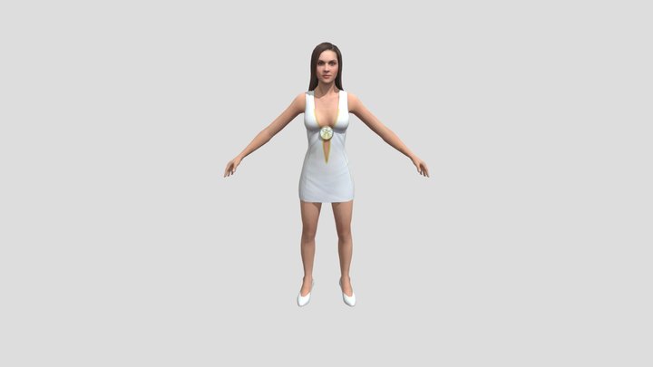Woman (White Dress) 1