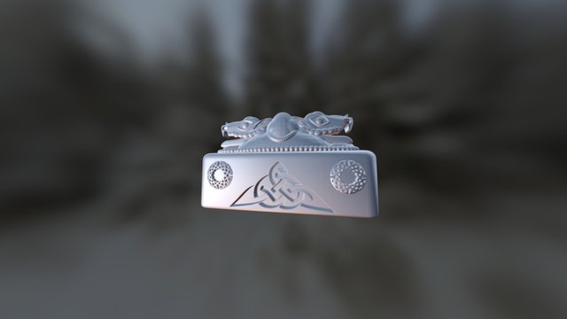 Siegfried Sword pommel 3D Model