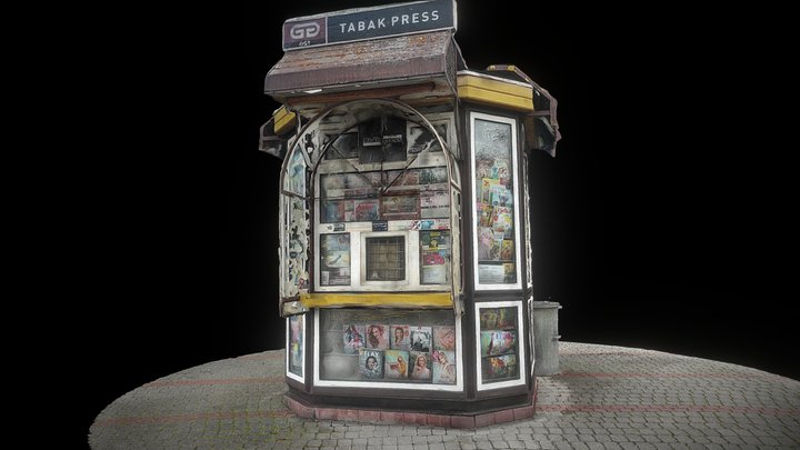 Slovakia, Kiosk – Modello 3D gratuito STL
