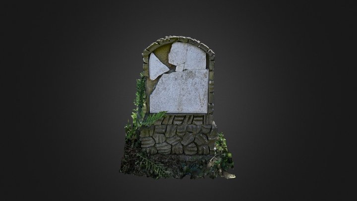 Broken Grave 3D Model