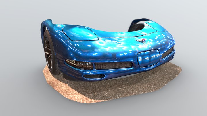 Corvette Front End 3D Scan – Modello 3D gratuito STL