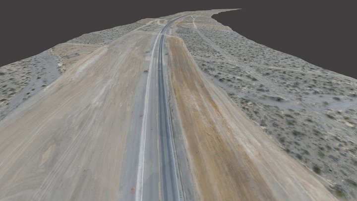 US93 Truck Ramp Simplified 3D Mesh 3D Model