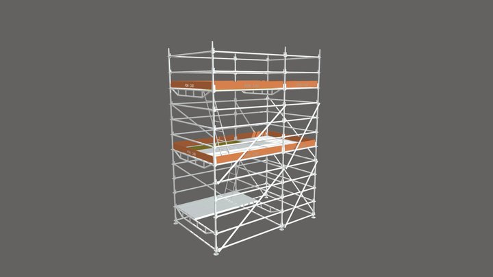 FACHADA 4_14 X 2_57 X 4_50 + RING 3D Model
