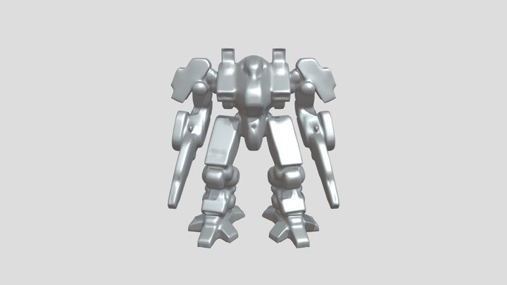 giant robotic mech suit 3D Model