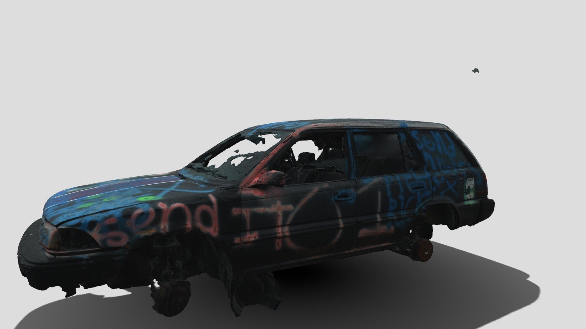 Scrapped Station Wagon