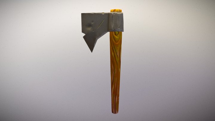 Stater Iron Axe 3D Model