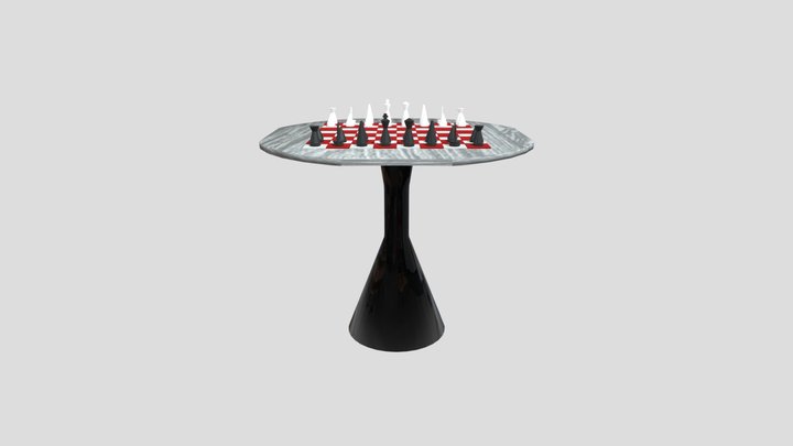 Minimalistic Chess 3D Model
