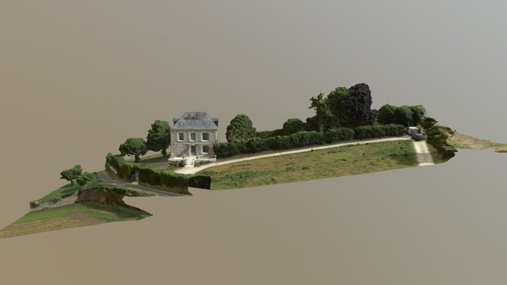 Maison + Terrain (37)_France 3D Model
